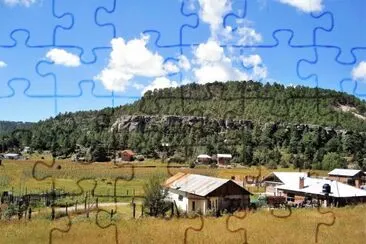 CaserÃ­o serrano, Chihuahua. jigsaw puzzle
