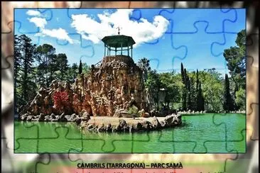 CAMBRILS (TARRAGONA) â€“ PARC SAMÃ€ jigsaw puzzle