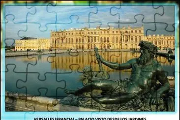 VERSALLES (FRANCIA) â€“ PALACIO VISTO DESDE LOS JARDINES