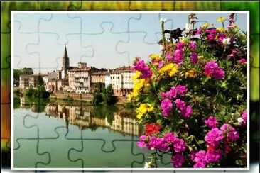 פאזל של MONTAUBAN (FRANCIA) â€“ CIUDAD DEL LADRILLO ROJO