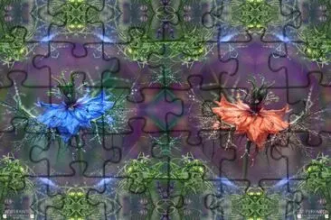 פאזל של Flower kaleidascope