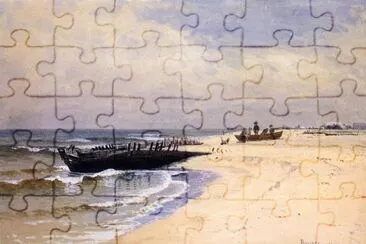 Alfred Bricher marÃ©e basse