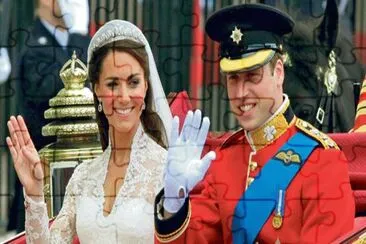 פאזל של WILLIAM Y KATE