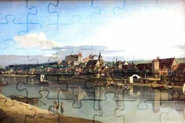 פאזל של Bellotto vue de Varsovie