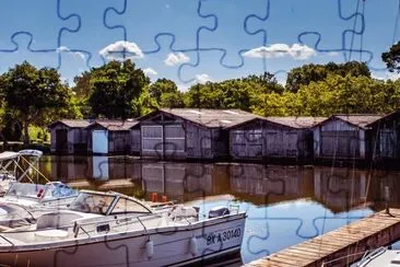 garages Ã  bateaux Gastes Landes jigsaw puzzle