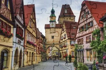 פאזל של Rothenburg-Alemania