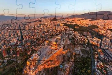 AthÃ¨nes vue d 'avion jigsaw puzzle