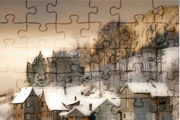 hiver dans le grand nord jigsaw puzzle