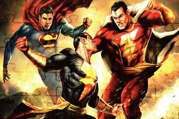 superman shazam jigsaw puzzle