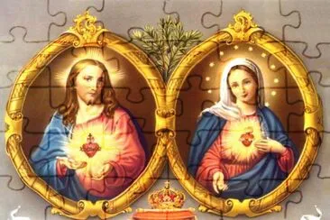 Jesus y Maria dos Corazones