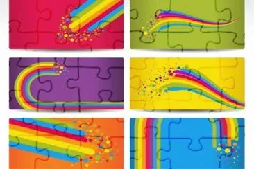 å¤šè®Šå½©è‰² jigsaw puzzle