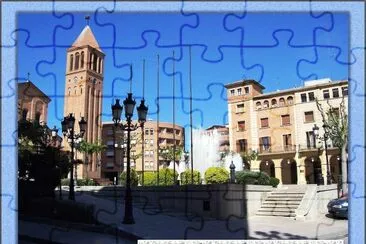 MOLLERUSA (LÃ‰RIDA) - PLAZA DEL AYUNTAMIENTO jigsaw puzzle