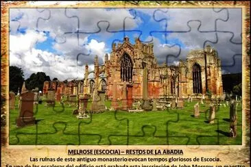 MELROSE (ESCOCIA) â€“ RESTOS DE LA ABADIA