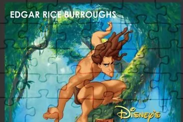 EDGAR RICE BURROUGHS, TARZAN jigsaw puzzle