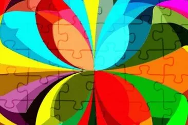Colorful jigsaw puzzle