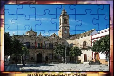 LORA DEL RIO (SEVILLA) â€“ PLAZA Y AYUNTAMIENTO jigsaw puzzle