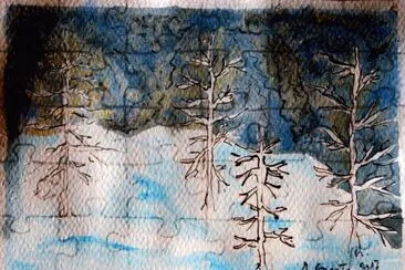 alberi rinsecchiti