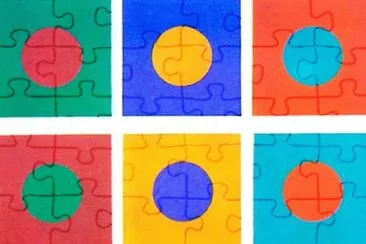 draw jigsaw puzzle