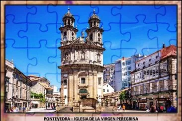 PONTEVEDRA â€“ IGLESIA DE LA VIRGEN PEREGRINA jigsaw puzzle