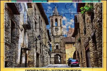 CANTAVIEJA (TERUEL) â€“ SU ESTRUCTURA MEDIEVAL jigsaw puzzle