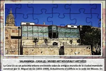 SALAMANCA â€“ CASA LIS - MUSEO ART NOUVEAU Y ART DÃ‰CO jigsaw puzzle