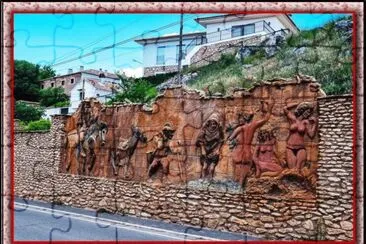 LAGUNAS DE RUIDERA (LA MANCHA) â€“ CURIOSO MURAL jigsaw puzzle