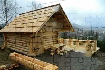 casa de madera jigsaw puzzle
