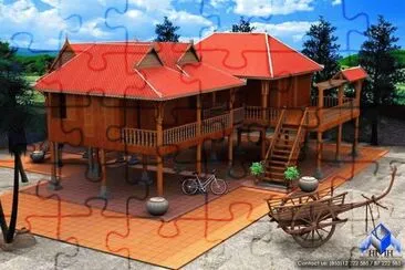 casa naranja jigsaw puzzle
