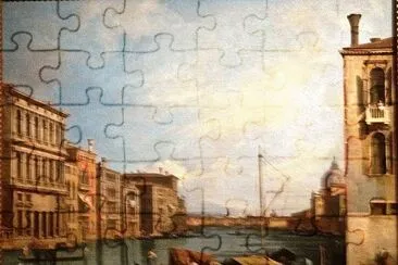 Canaletto Grand canal Venise jigsaw puzzle