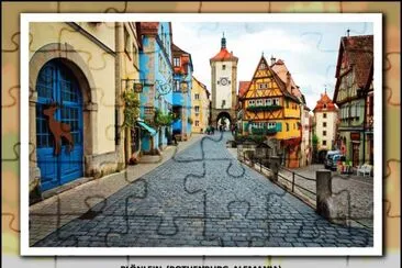 PLÃ–NLEIN  (ROTHENBURG, ALEMANIA) jigsaw puzzle