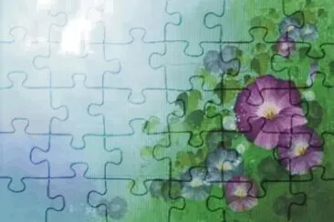 Purple flowers jigsaw puzzle