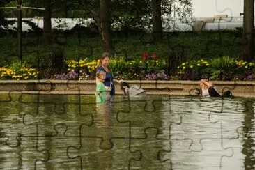 Waterwalk Edmonton jigsaw puzzle