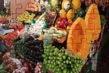 Mercado en Tanger jigsaw puzzle
