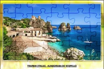TRAPANI (ITALIA) . ALMADRABA DE SCOPELLO jigsaw puzzle