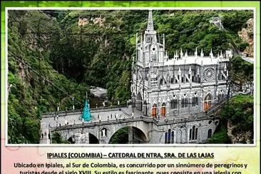 IPIALES (COLOMBIA) â€“ CATEDRAL DE NTRA. SRA. DE LAS LAJAS jigsaw puzzle