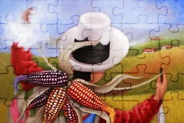obra del Artista tarmeÃ±o Gustavo Puente Avellaneda jigsaw puzzle