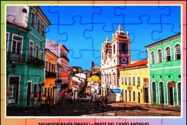 SALVADOR-BAHÃA (BRASIL) â€“ PARTE DEL CASCO ANTIGUO jigsaw puzzle