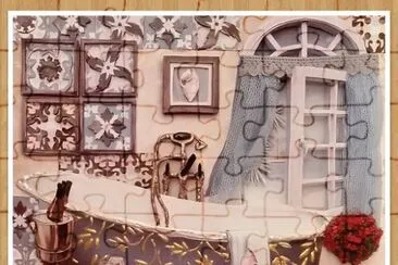 Objetos jigsaw puzzle