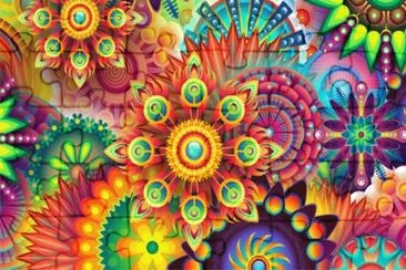 å½©è‰²èƒŒæ™¯ jigsaw puzzle