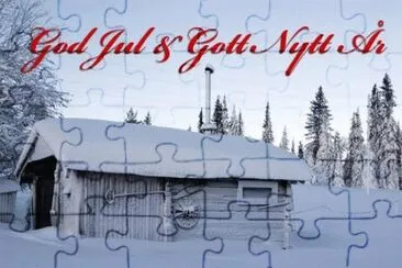 God jul jigsaw puzzle