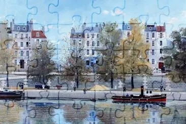 bords de Seine paris jigsaw puzzle