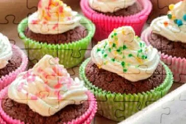 Cupcake jigsaw puzzle