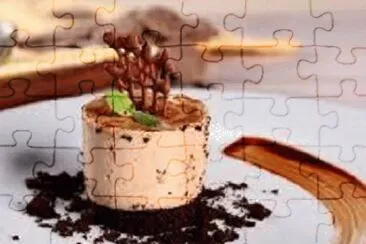 Chocolate jigsaw puzzle