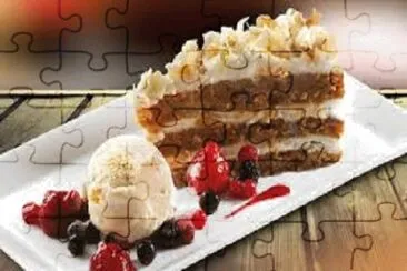 Cake jigsaw puzzle