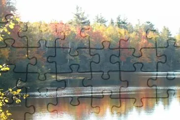 Big Dam - the left side - so peaceful...   L jigsaw puzzle