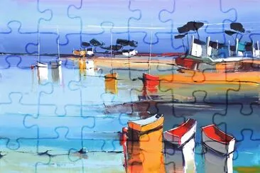 Ã®le colorÃ©e jigsaw puzzle