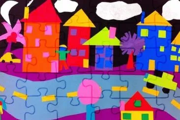draw jigsaw puzzle
