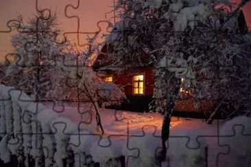 CabaÃ±a invernal jigsaw puzzle
