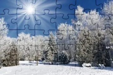 Paisaje de invierno jigsaw puzzle