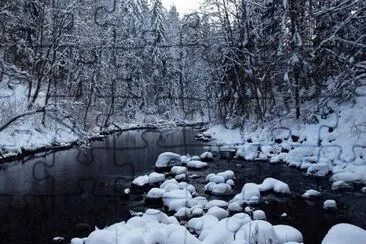 Paisaje de invierno jigsaw puzzle